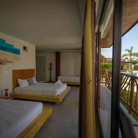 Kabanas & Beach Club Ojo De Agua Puerto Morelos Exterior foto