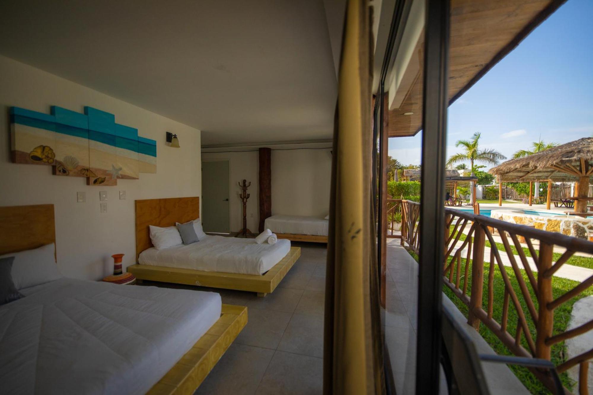 Kabanas & Beach Club Ojo De Agua Puerto Morelos Exterior foto
